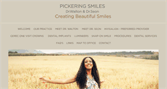 Desktop Screenshot of pickeringsmiles.com